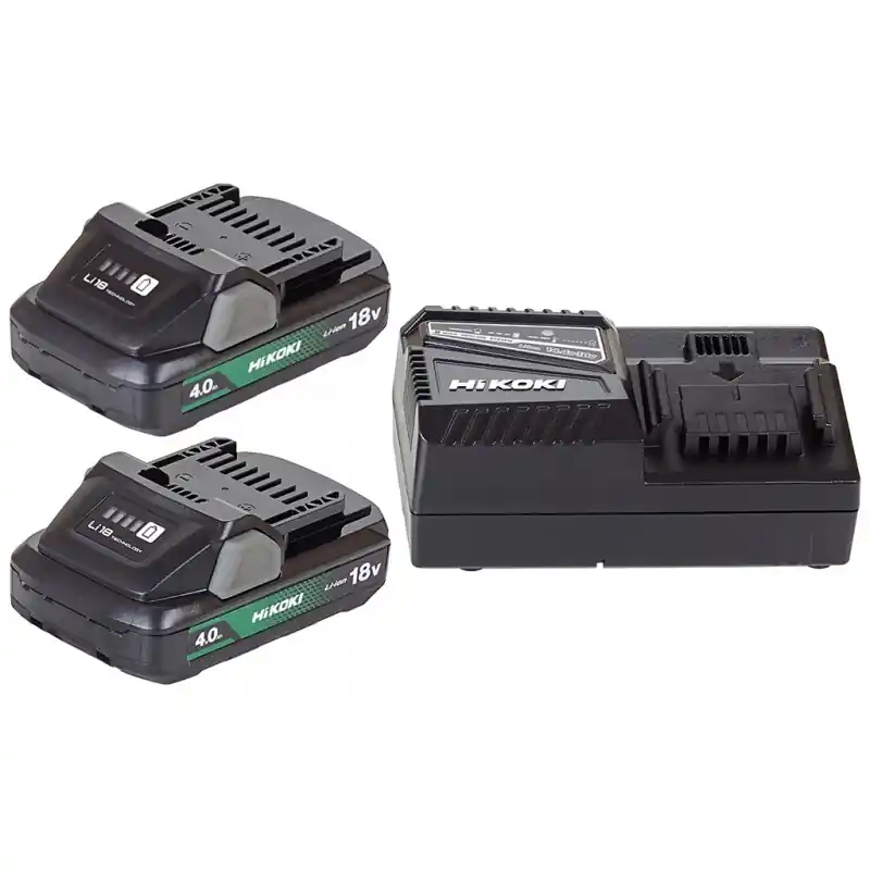HiKOKI UC18YFSLWEZ Akku- und Ladegerät-Set (18V/2x 4,0Ah) Kracherpreis