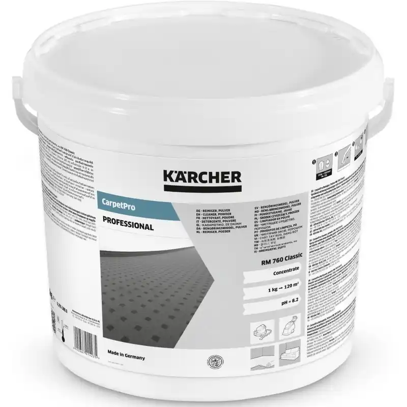 Finale Aktion Kärcher RM 760 CarpetPro Teppichreiniger, Pulver (10kg) 6.294-844.0