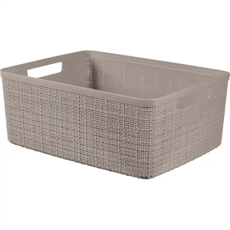 Mega-Angebot CURVER JUTE M 12L Körbchen 36 x 28 x 15 cm, taupe 01905-382