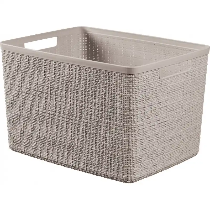 CURVER JUTE L 20L Körbchen 36 x 28 x 23 cm, taupe 01907-382 Must-Have