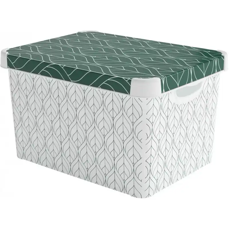 Sichere Zahlung CURVER DECO STOCKHOLM L Dekorative Aufbewahrungsbox 39,5 x 29,5 x 24 cm 04711-Y89