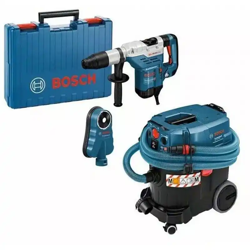 Markenprodukt BOSCH GBH 5-40 DCE+GAS 35 M AFC+GDE 68 PROFESSIONAL Kombinationsset 0615A5004J