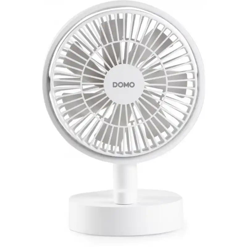 Expressversand DOMO Tisch-USB-Akku-Ventilator mit Oszillation DO8151