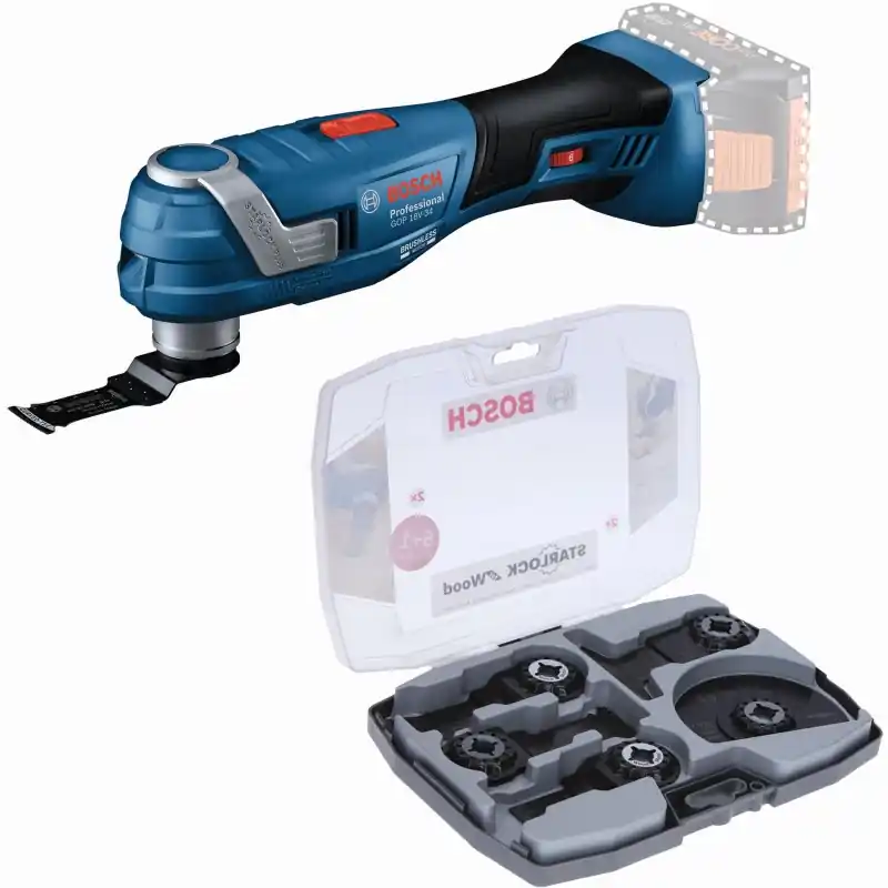 Neu Im Sortiment BOSCH GOP 18V-34 PROFESSIONAL Multi-Cutter + 7x Sägeblätter 0615V0003F