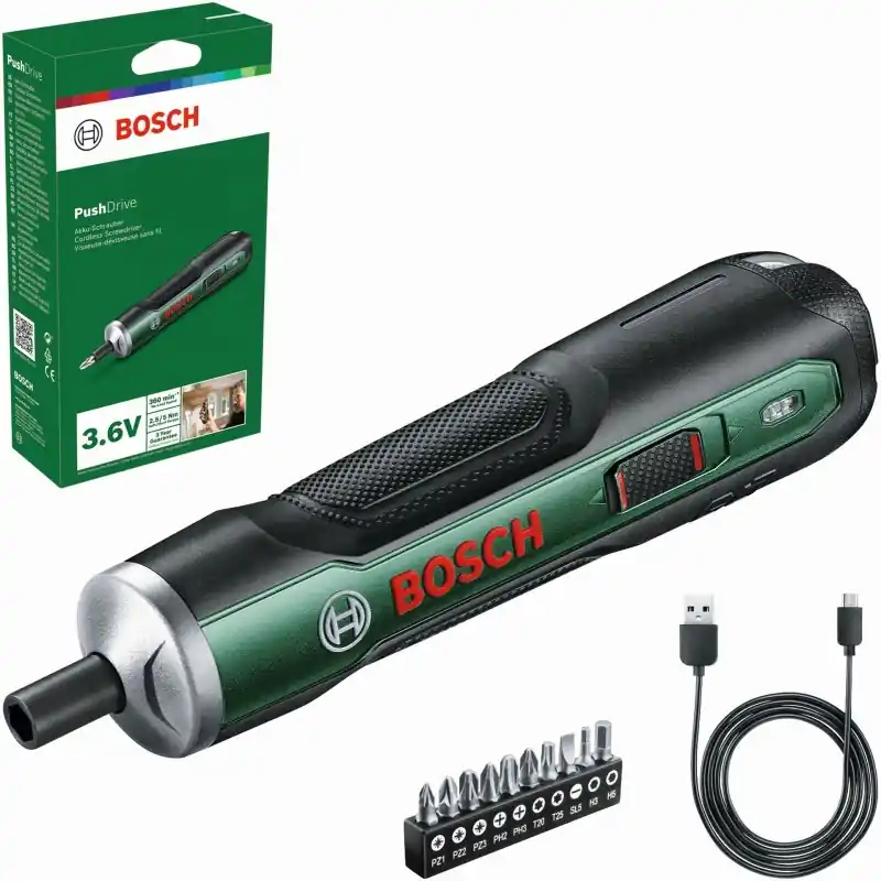 BOSCH PushDrive Akku-Schrauber 06039C6002 Bestpreis