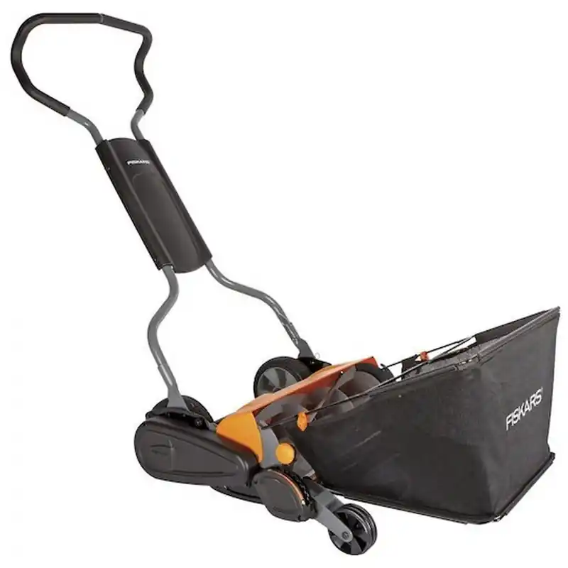 Fiskars StaySharp Max Spindelmäher + Fangkorb 1001658 Preiswert