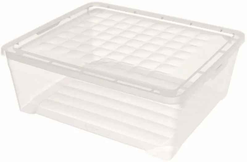 CURVER TEXTILE 10L Aufbewahrungsbox 34,2 x 29,7 x 12,5 cm transparent 03007-001 Neue Kollektion