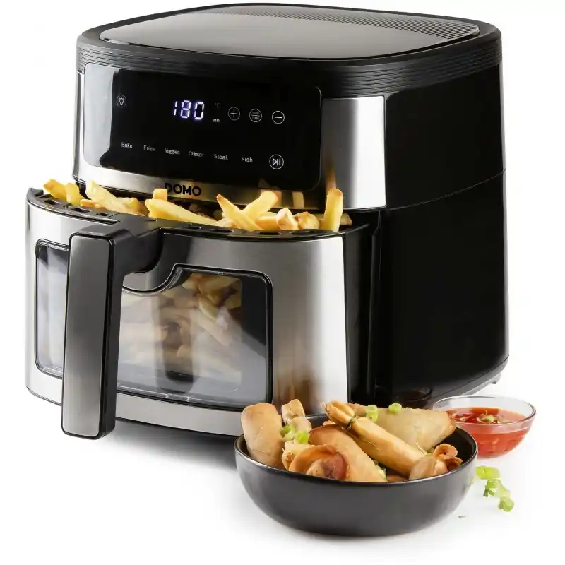 Mega-Angebot DOMO Heißluftfritteuse mit Sichtfenster (6l/1500W) DO548FR