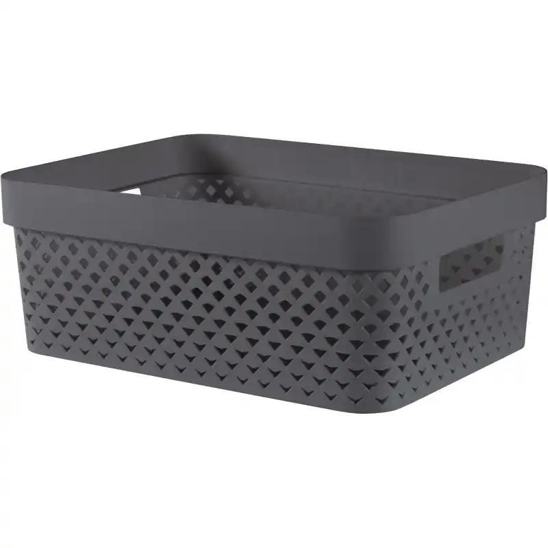 CURVER PURE 11L Körbchen 35,6 x 26,6 x 13,6 cm, grau 01421-G43 Direktkauf