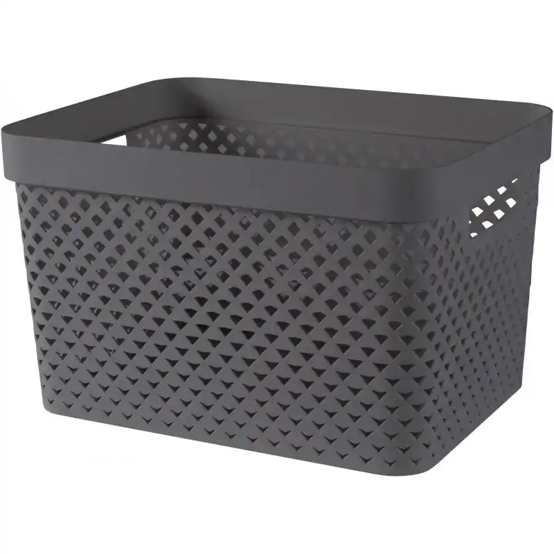 Direktkauf CURVER PURE 17L Körbchen 35,5 x 26,2 x 21,9 cm, grau 01420-G43