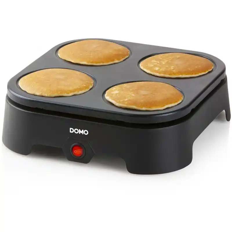 Sonderangebot DOMO Elektrisches Pfannkuchen-Gerät für 4 Mini-Pfannkuchen 600 W DO1094P