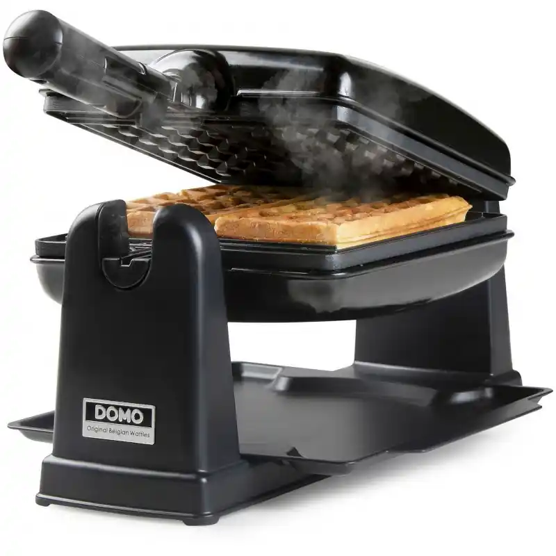 Preis Gesenkt DOMO Drehbares Waffeleisen, manuell 4x7 (1400 W) DO9224W