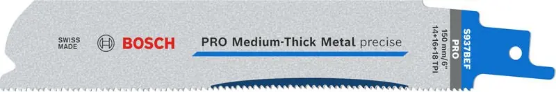 BOSCH PRO Medium-Thick S937BEF Säbelsägeblatt, 1,1 x 25 x 150 mm, 5-tlg. 2608658991 Sonderangebot