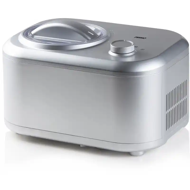 Wochenendangebot PRIMO Eismaschine mit Kompressor - silber 1l/100W PR406IM