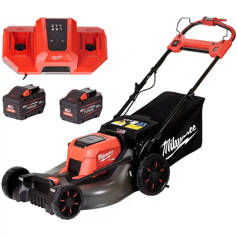 Preisknaller Milwaukee M18F2LM53-122 FORGE Akku-Rasenmäher (53 cm/18V/2x12,0 Ah) 493349921