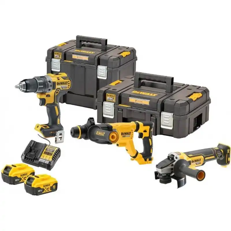 Solange Der Vorrat Reicht DeWALT DCK327P2T-QW XR 18V Kombi-Set mit 3 Werkzeugen (18V/2x5,0Ah)
