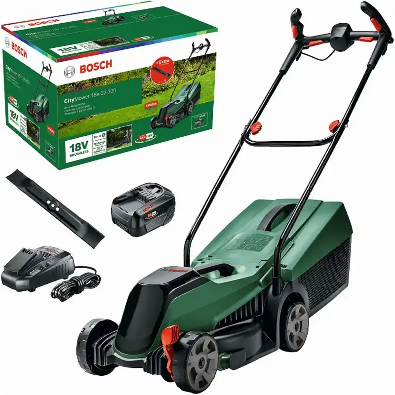 Aktuell BOSCH CityMower 18V-32-300 Akku-Rasenmäher 06008B9A09