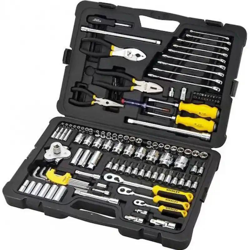 Stanley STMT74393-8 125-teiliges Handwerkzeugset 1/4", 3/8" i 1/2" im Koffer Saisonangebot
