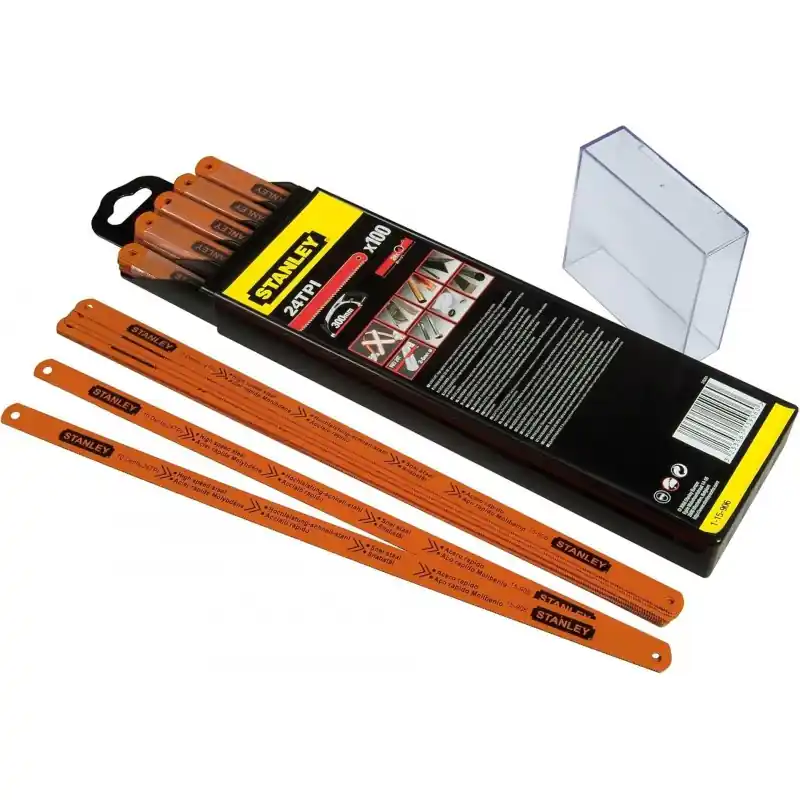 Mega-Angebot Stanley 1-15-906 Metallsägeblatt HSS Molybdän Rubis 300mm, 24 Zähne/Zoll, 100 Stück