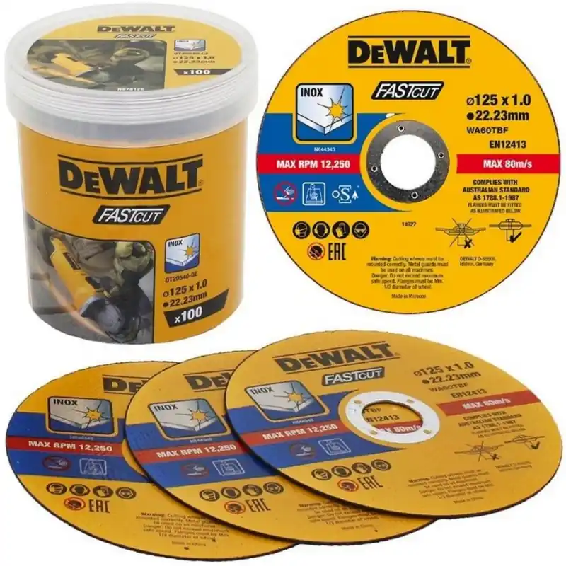 DeWALT DT20540-QZ Metallschneidscheibe 125 mm (Packung 100 Stück) Bestpreis