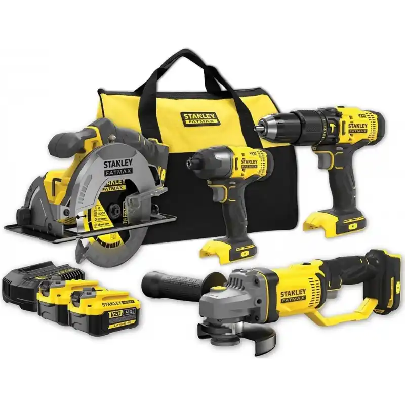 Aktuell Stanley SFMCK469M2-QW FatMax V20 Akku-Werkzeugset (18V/2x4,0Ah), Tasche
