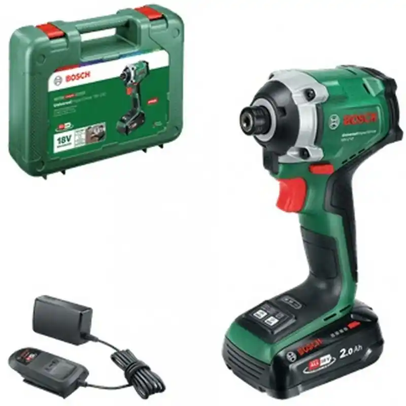 BOSCH UID 18V-210 Schlagschrauber mit 1× 2,0-Ah-Akku und Ladegerät 06039E7000 Billig