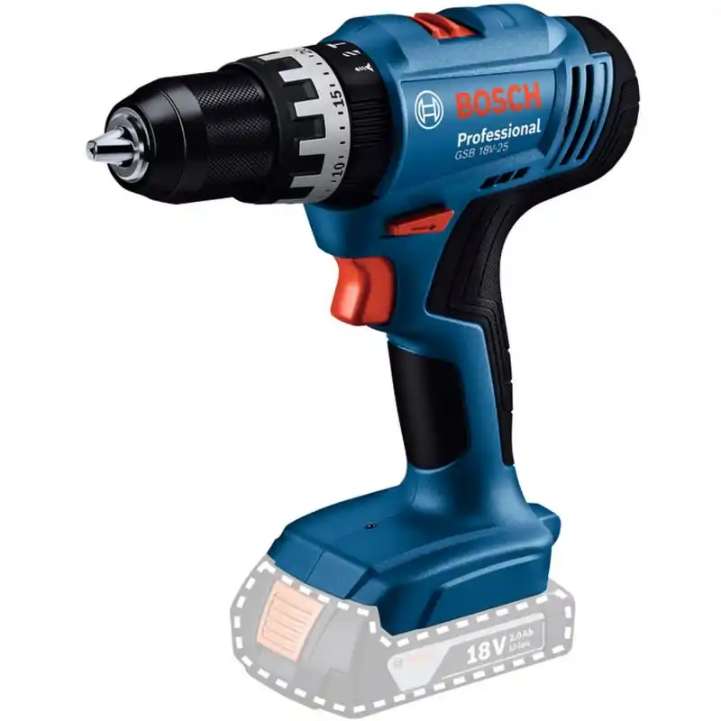 Top-Angebot BOSCH GSB 18V-25 PROFESSIONAL Akku-Schlagbohrschauber 06019K9300