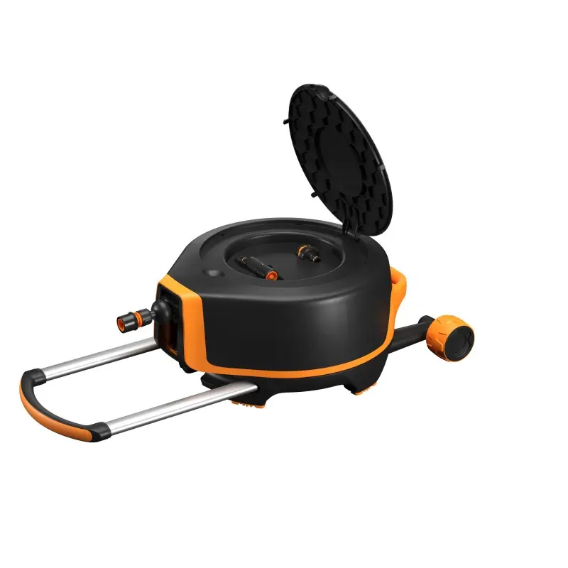 Fiskars Automatic Drum XL mit Rädern, 13 mm (1/2"), Reichweite 27 m 1067548 Sonderangebot