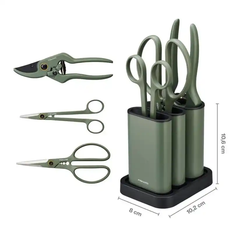 Fiskars Komplettes Pflanzenpflege-Set, 3 Teile 1075317 Echt