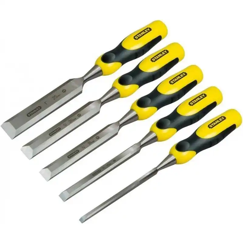 Stanley 2-16-888 DynaGrip Stechbeitel-Set, 5-teilig (6, 10, 15, 20, 25mm) Saisonangebot