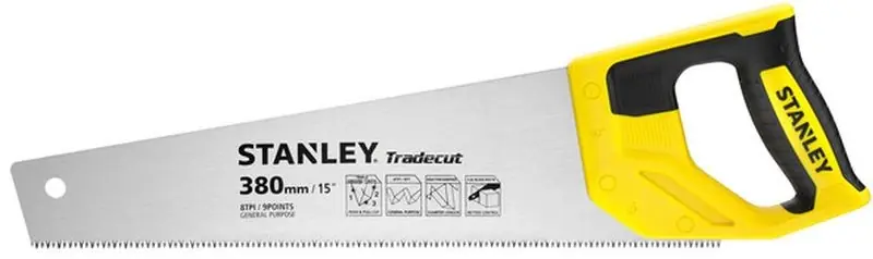 Schneller Versand Stanley STHT20348-1 Tradecut Handsäge 8TPI x 380mm