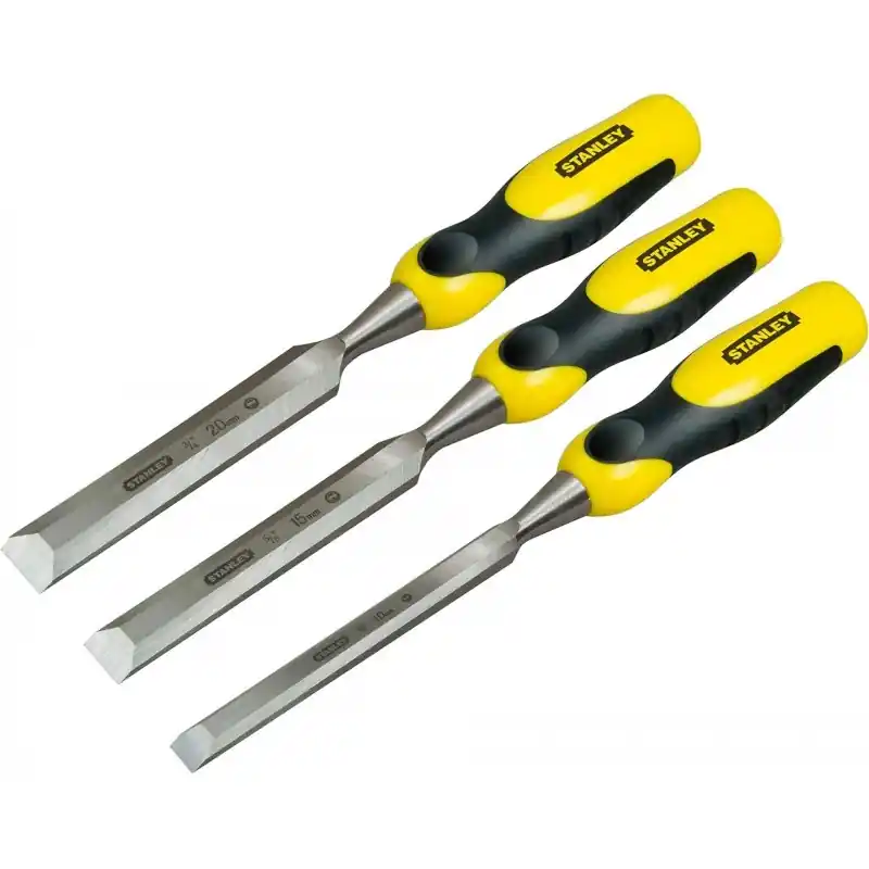 Stanley 2-16-887 DynaGrip Stechbeitel-Set, 3-teilig (10, 15, 20mm) Kracherpreis
