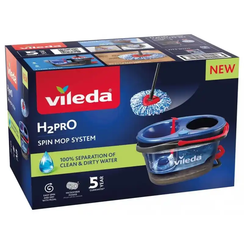 Markenprodukt VILEDA H2Pro Spin Mop Set 178332