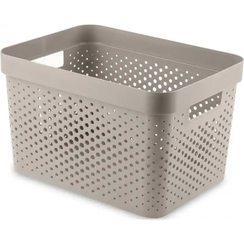 Begrenztes Angebot CURVER INFINITY 17L Aufbewahrungsbox 36 x 27 x 22 cm, beige 04740-X67