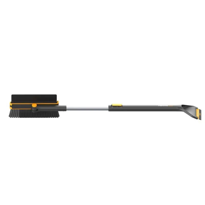 Sichere Zahlung Fiskars X-series Teleskop-Schwenksauger mit Besen und Schaber 1078492
