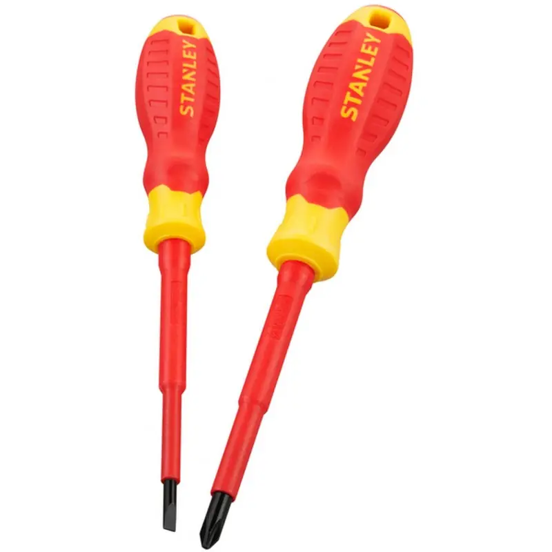 Ausverkauf Stanley STHT60034-0 2-teiliger Satz isolierter Schraubendreher (flach/Phillips)