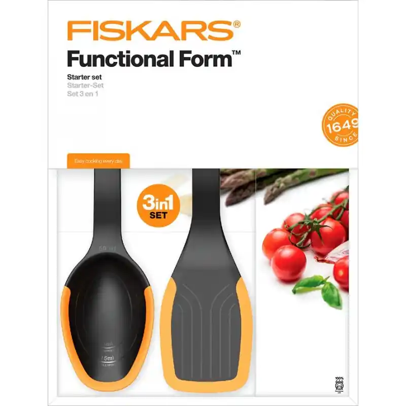 Fiskars Starter Set - Löffel, Kelle und Zange 1027306 Online Kaufen