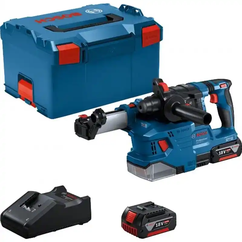 Sichere Zahlung BOSCH GBH 18V-22 PROFFESIONAL Akku-Bohrhammer mit SDS plus, 2x 4.0 Ah, L-BOXX 0611924003