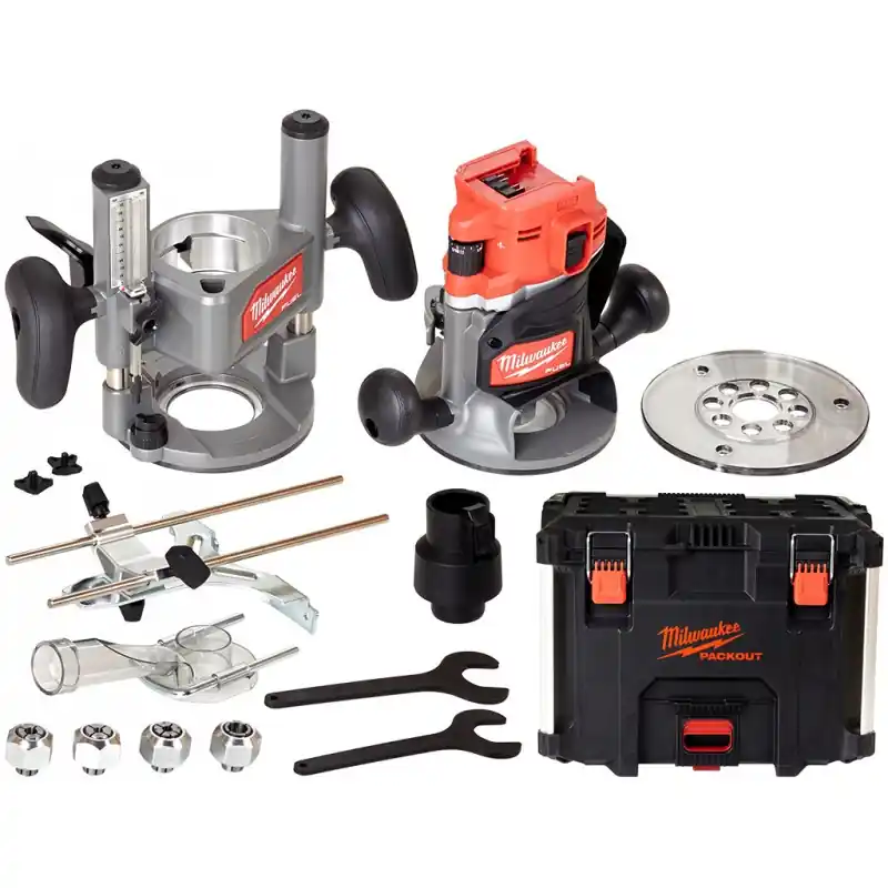 Milwaukee M18 FUEL FR12KIT-0P Akku-Fräsmaschine 12mm (ohne Akku und Ladegerät) 4933493305 Preisknaller