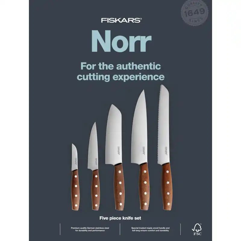 Fiskars Norr Messerset 5tlg. 1062516 Highlight