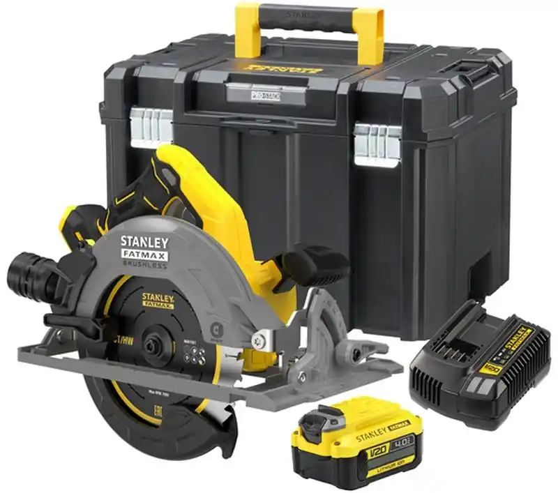 Stanley SFMCS551M1T-QW FatMax V20 Akku-Handkreissäge (190mm/18V/1x4,0Ah) Direkt Vom Hersteller