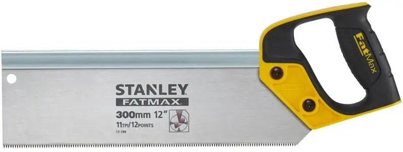 Stanley 2-17-199 FatMax Rückensäge 11TPI x 300mm Neu Im Sortiment
