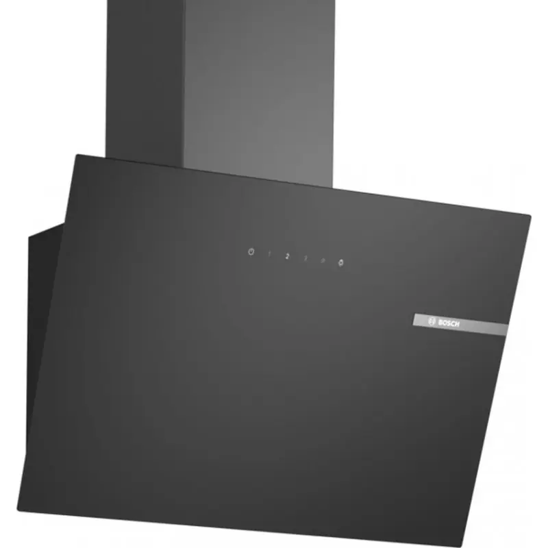 Highlight Bosch Serie 2 Wandesse 60 cm Klarglas schwarz bedruckt, Schwarz