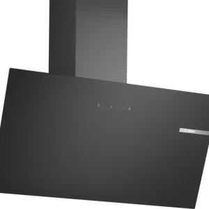 Sonderangebot Bosch Serie 2 Wandesse 80 cm Klarglas schwarz bedruckt, Schwarz DWK85DK60