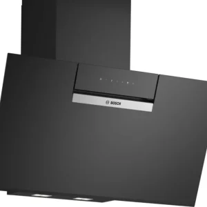Bosch Serie 4 Wandesse 80 cm Klarglas schwarz bedruckt, Schwarz DWK87FN60 Finale Aktion