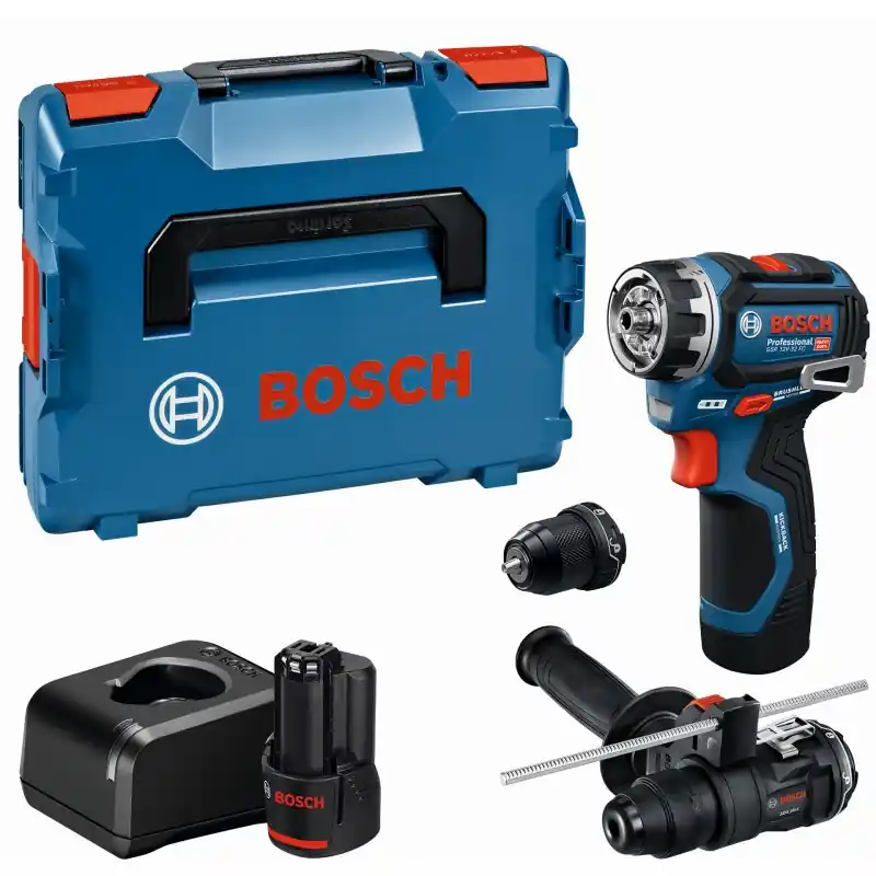 Sale BOSCH GSR 12V-32 FC PROFESSIONAL Akku-Bohrschrauber, 2× 2,0 Ah, L-Boxx 06019N7104