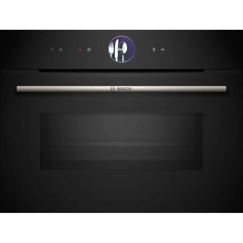 Bosch Serie 8 Einbau-Kompaktbackofen mit Mikrowellenfunktion 60 x 45 cm Schwarz CMG7761B1 Preiswert