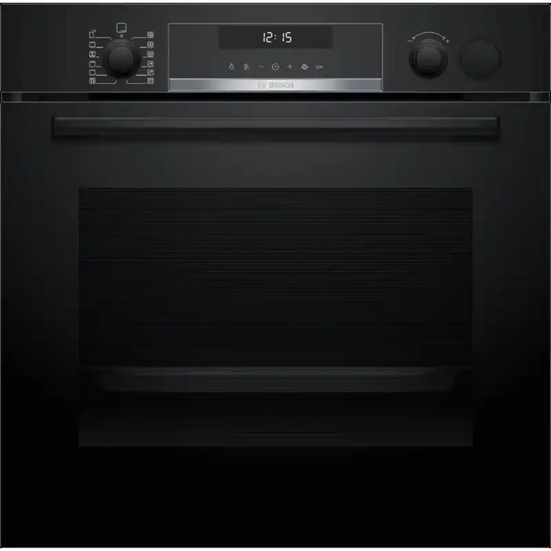 Preiswert Bosch Serie 6 Einbau-Backofen mit Dampfunterstützung 60 x 60 cm Schwarz HRG578CB7
