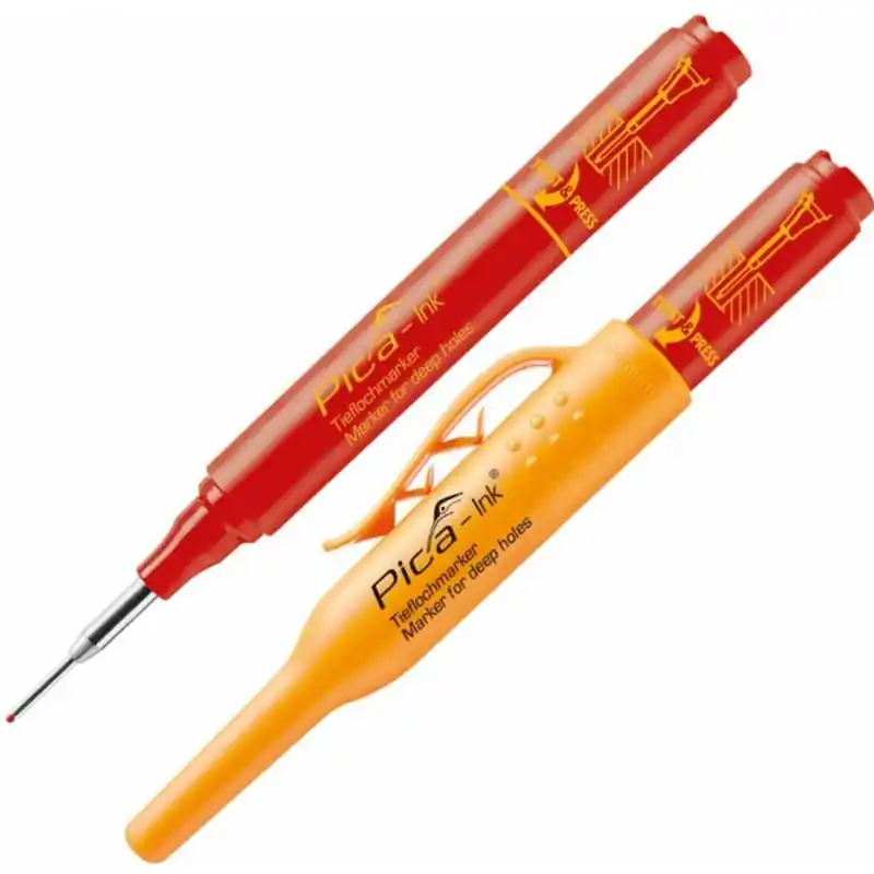 Super-Preis Pica-Ink Tieflochmarker, rot 150/40
