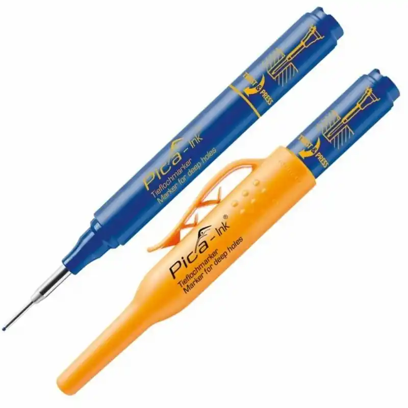 Zertifiziert Pica-Ink Tieflochmarker, blau 150/41